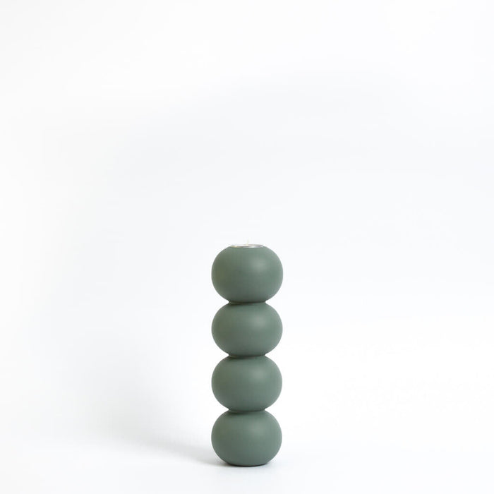 LEMON LILY Candleholder stack 2-in-1 - Green