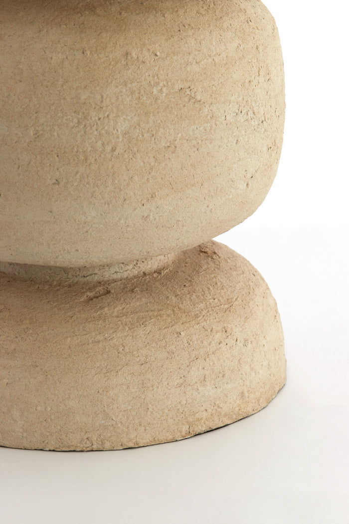 Light & Living - Bijzettafel JALON - Ø29x31 cm - Wit