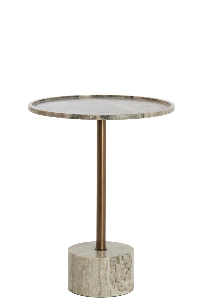 Light & Living - Bijzettafel CIVITA - Ø37x49 cm - Bruin