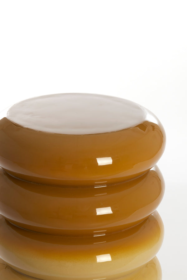 Light & Living - Bijzettafel MIROGI - Ø30x39cm - Geel