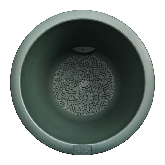 Elho June Round High 40 - Groen -  Ø 39 x H 70 cm - Binnen en Buiten - 100% gerecycled