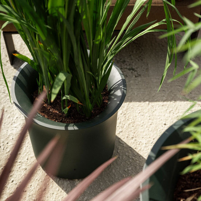 Elho June Tulip 40 - Groen - Ø 39 x H 36 cm - Binnen en Buiten - 100% gerecycled