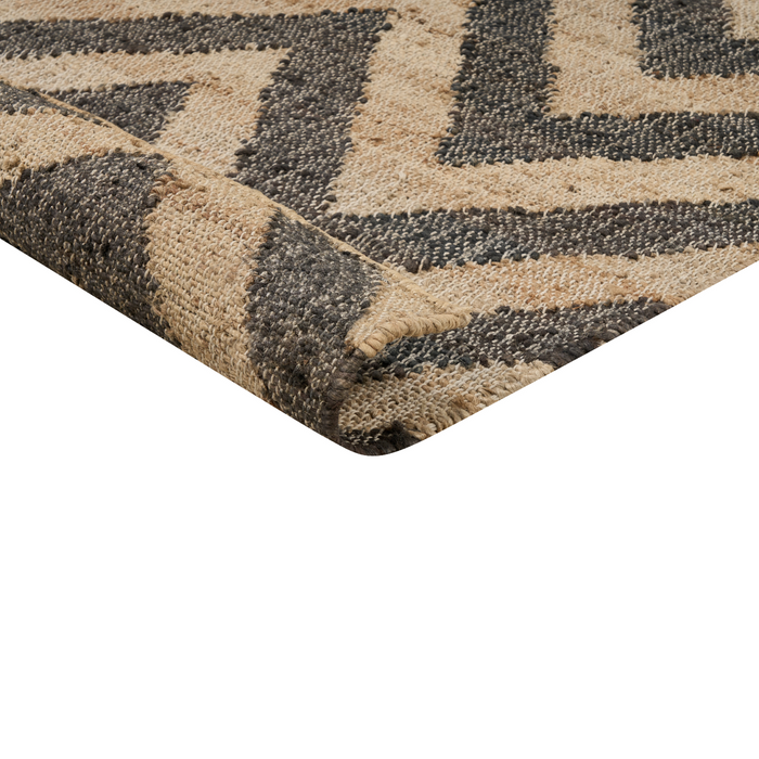 Beliani-DEDEPINARI-Laagpolig vloerkleed-Beige-160 x 230 cm-Jute