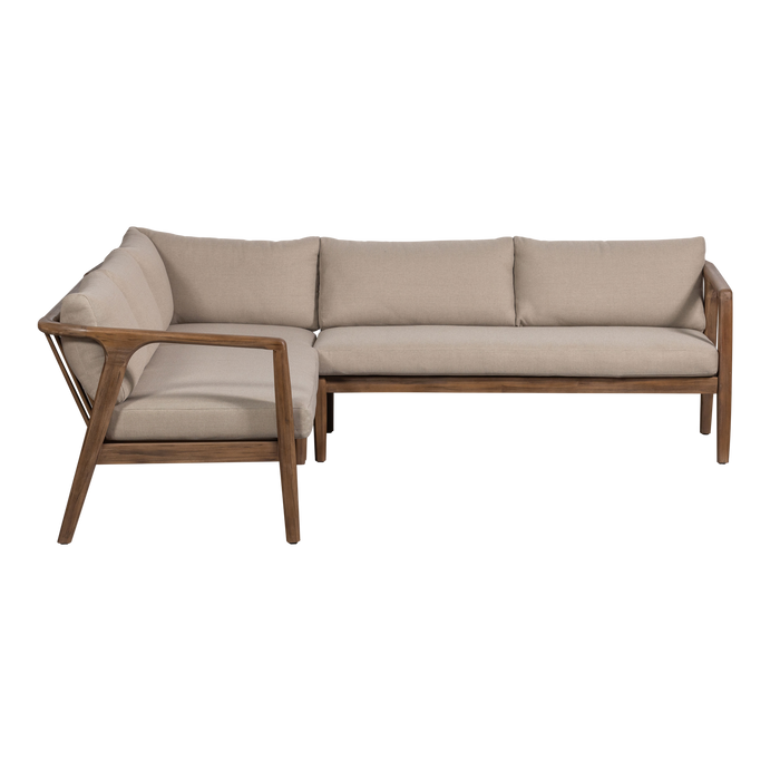 WOOOD Biam Loungeset Tuin - Acacia Hout - Naturel - 67x227x227