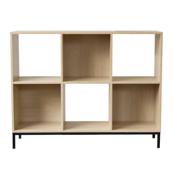 Calicosy - Boekenkast met 6 vakken - B93,5 cm