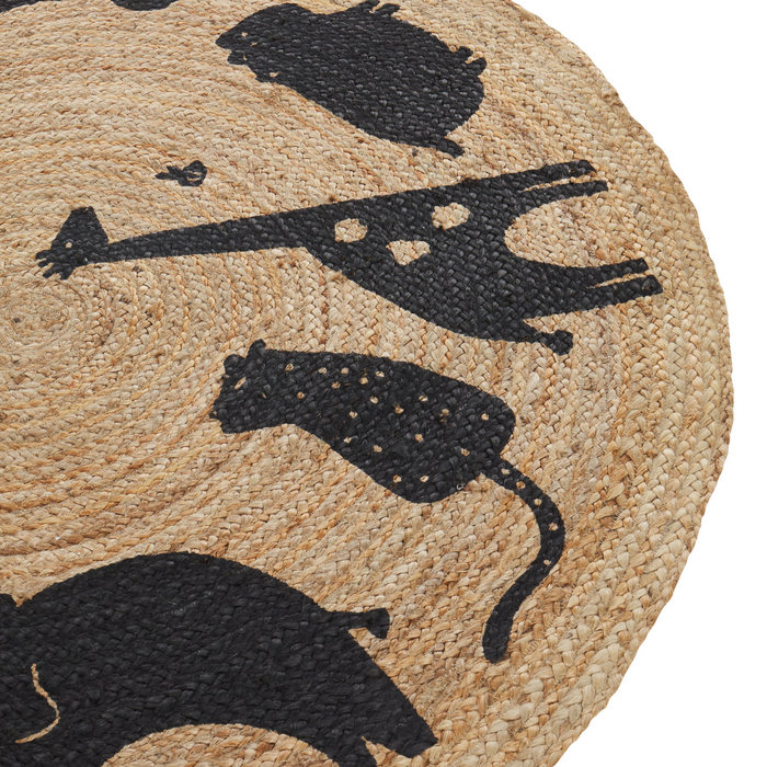 Beliani - EARTH - Vloerkleed - Beige - 120 cm - Jute