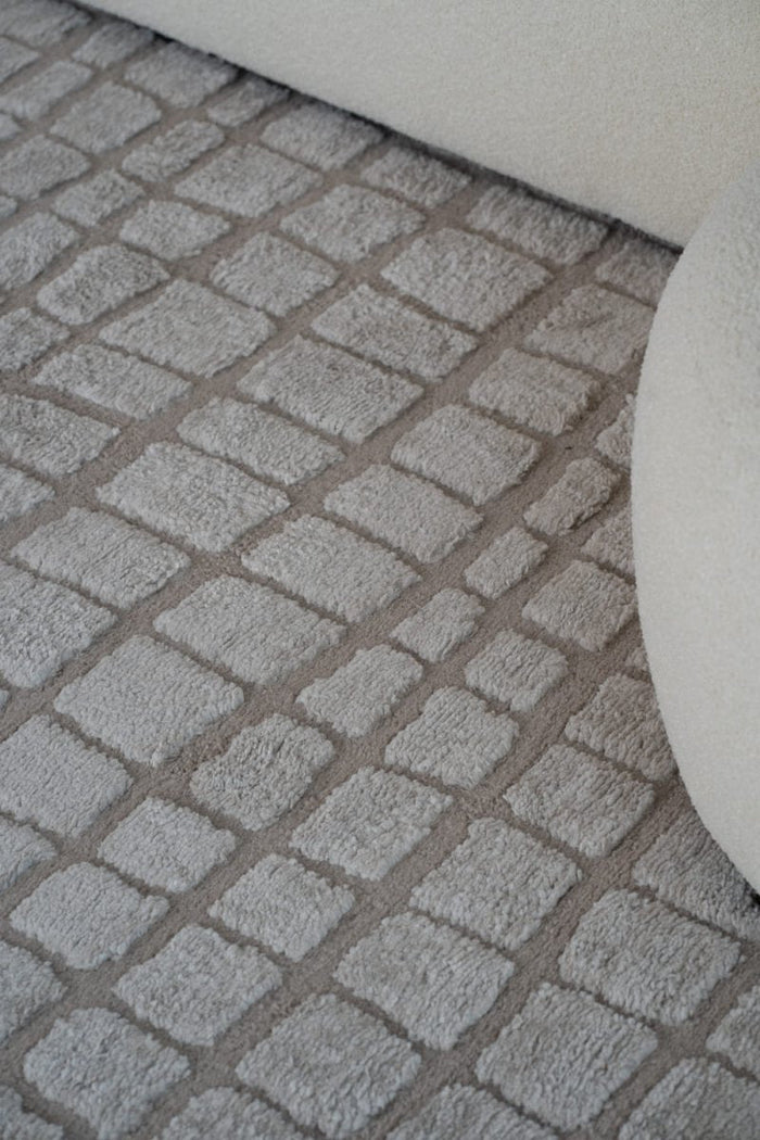 Interieur05 Scandinavisch vloerkleed Malin zand - 140 x 200 cm