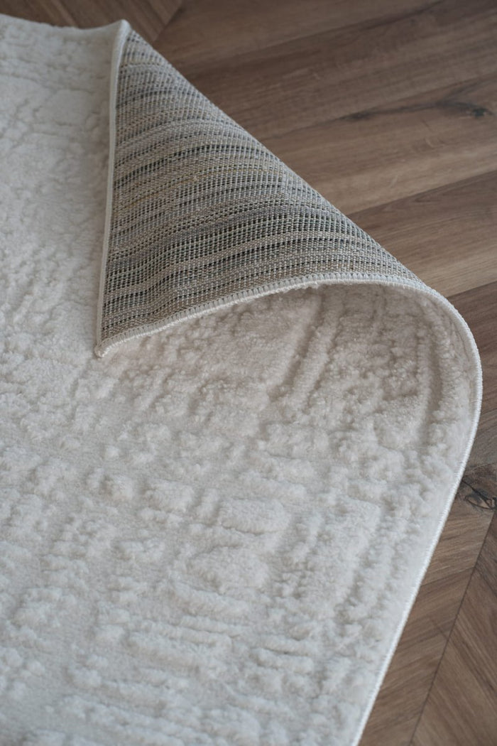 Interieur05 Scandinavisch vloerkleed Prent creme|wit - 200 x 280 cm