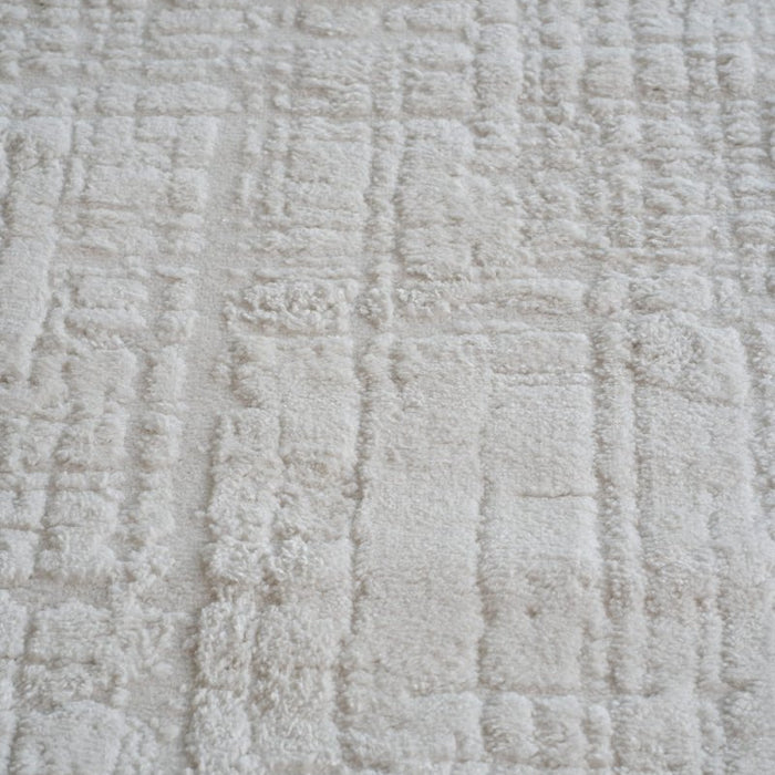 Interieur05 Scandinavisch vloerkleed Prent creme|wit - 140 x 200 cm