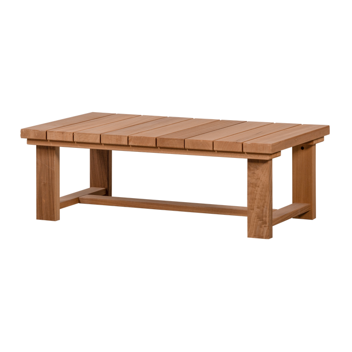 WOOOD Banco Salontafel Tuin - Hout|Metaal - Naturel - 42x122x68