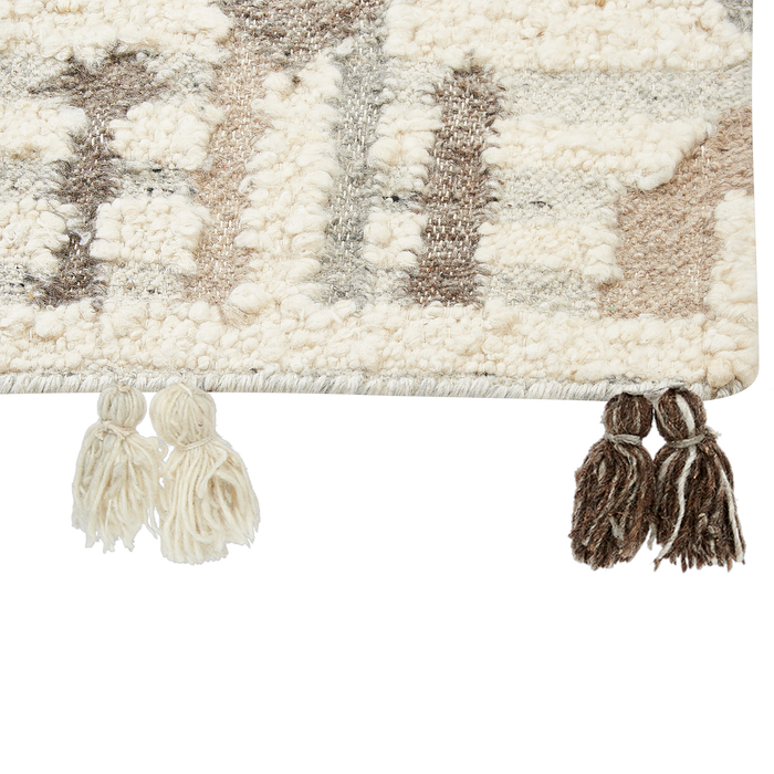 Beliani-KAGHTSRASHEN-Kelim vloerkleed-Multicolor-80 x 150 cm-Wol