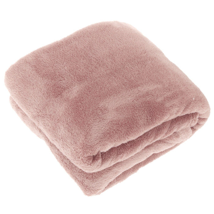 Unique Living | Justin plaid 150x200cm oud roze