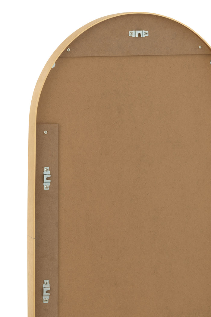 J-Line spiegel Ovaal Grale - glas|metaal - goud - 50 x 100 cm