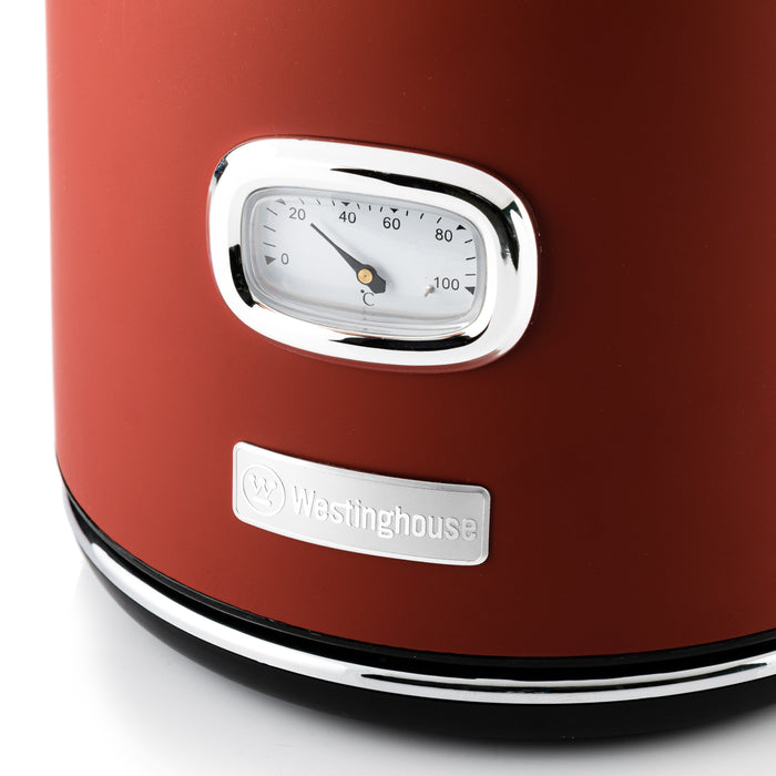 Westinghouse Retro Waterkoker - 1.7 liter - Rood