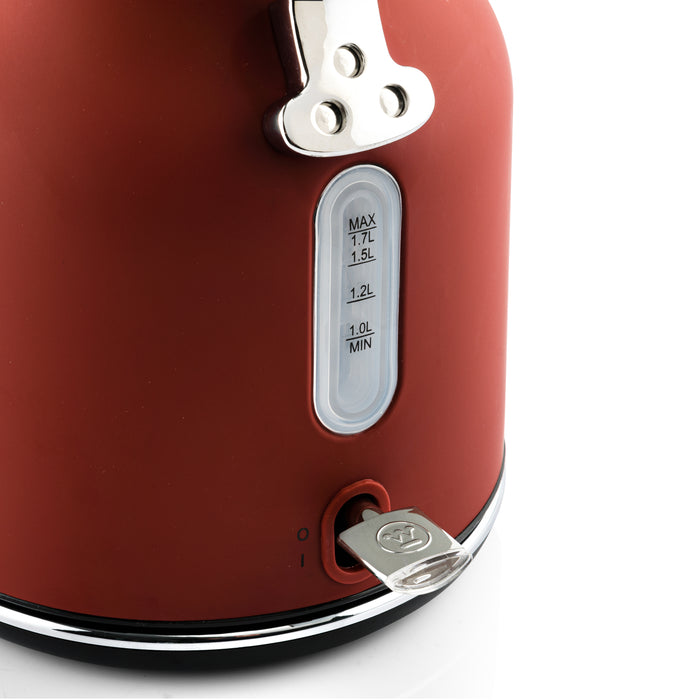 Westinghouse Retro Waterkoker - 1.7 liter - Rood