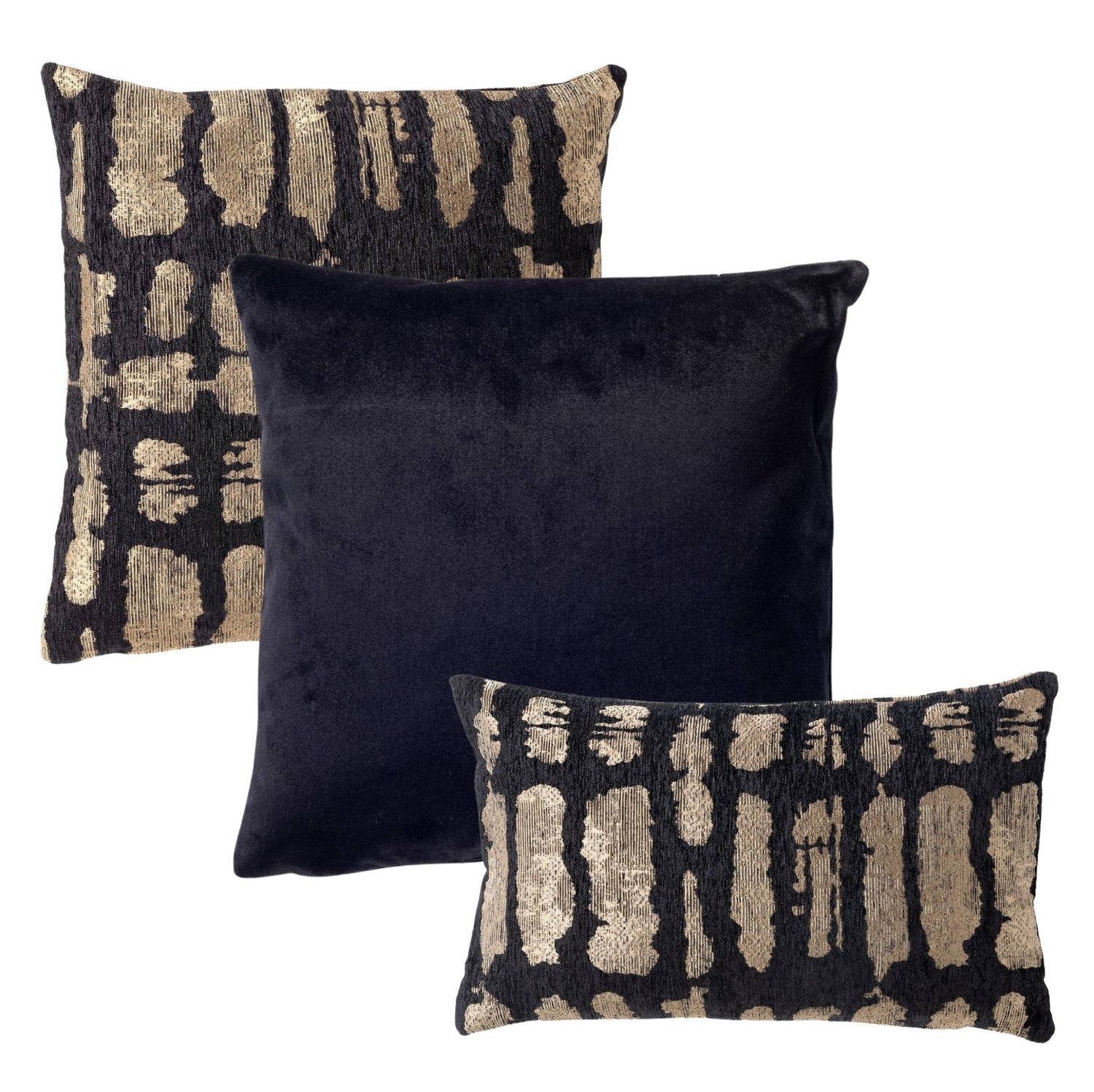 Set sierkussens 45x45 cm | Celeste Curated Raven | Hoii