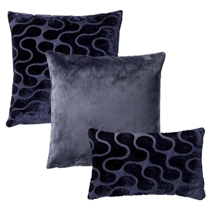 Set sierkussens 45x45 cm | Nadine Insignia Blue | Hoii
