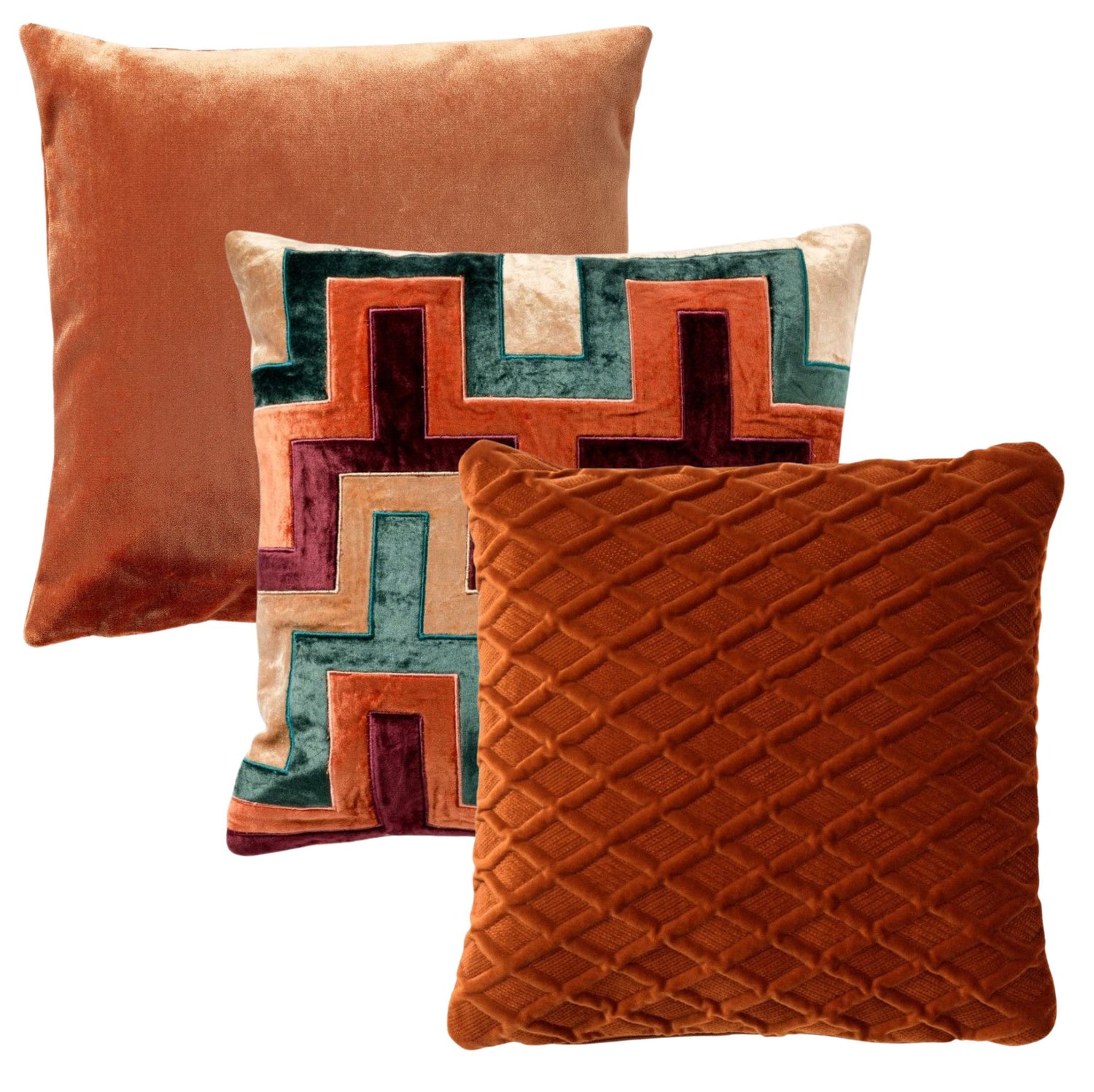 Set sierkussens 45x45 cm | Celeste Curated Multicolor | Hoii