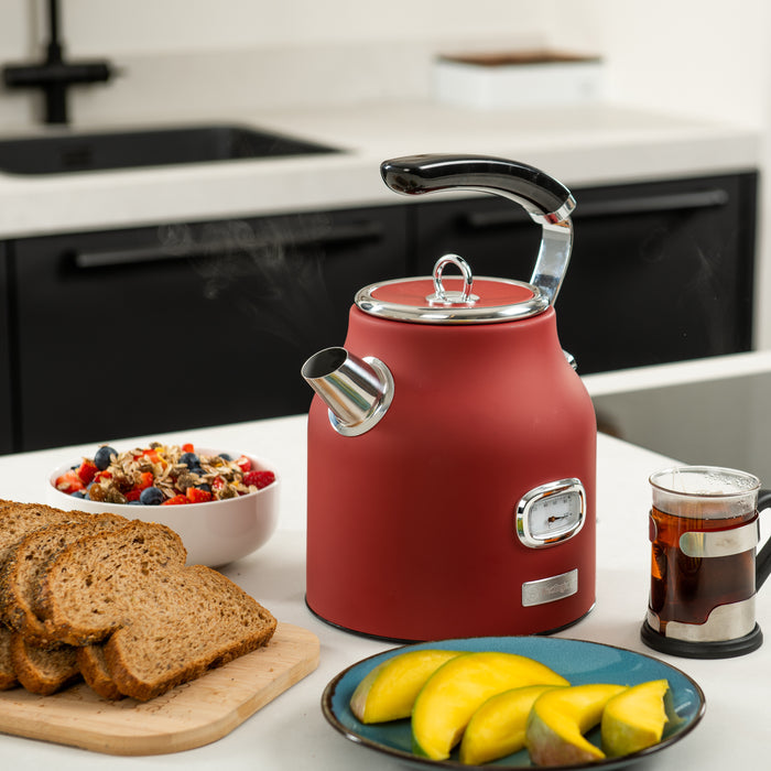Westinghouse Retro Waterkoker - 1.7 liter - Rood