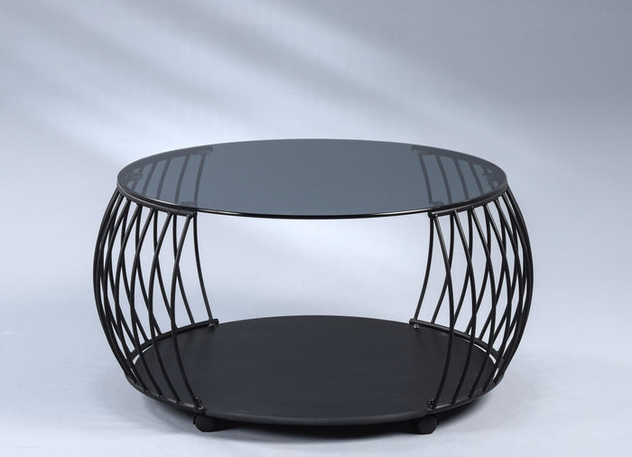 M2 Kollektion Shangai Glazen Salontafel Ø80 cm