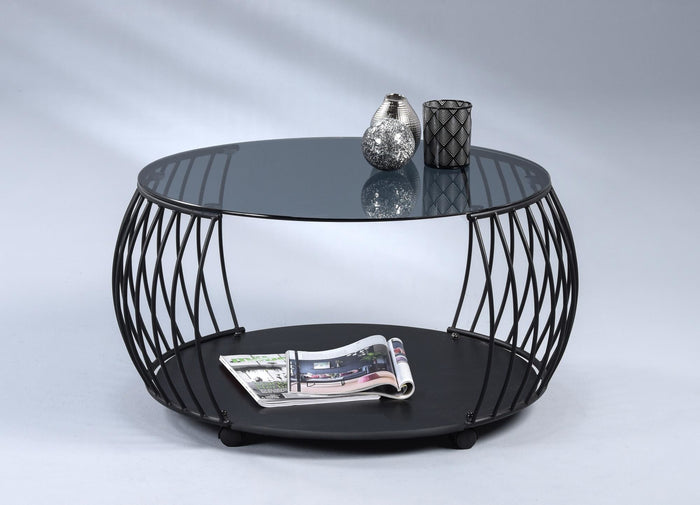 M2 Kollektion Shangai Glazen Salontafel Ø80 cm