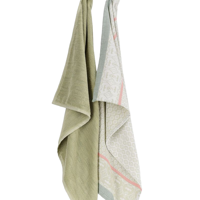 Sissy-Boy Groene handdoek en theedoek
