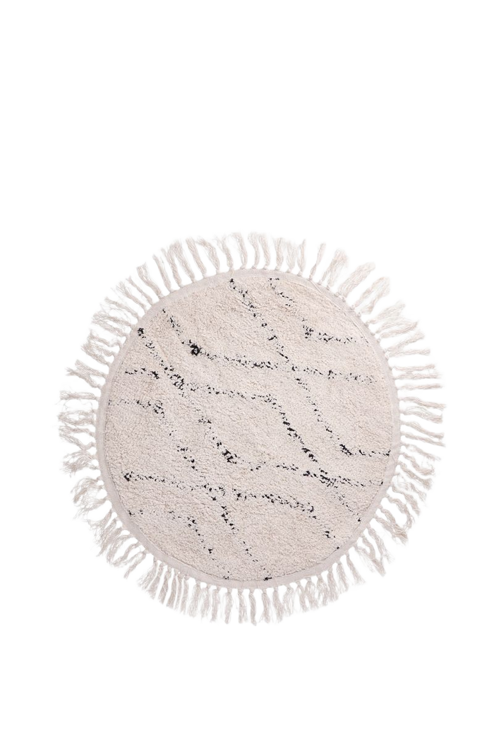 Sissy-Boy Grijze ronde badmat (60 cm)