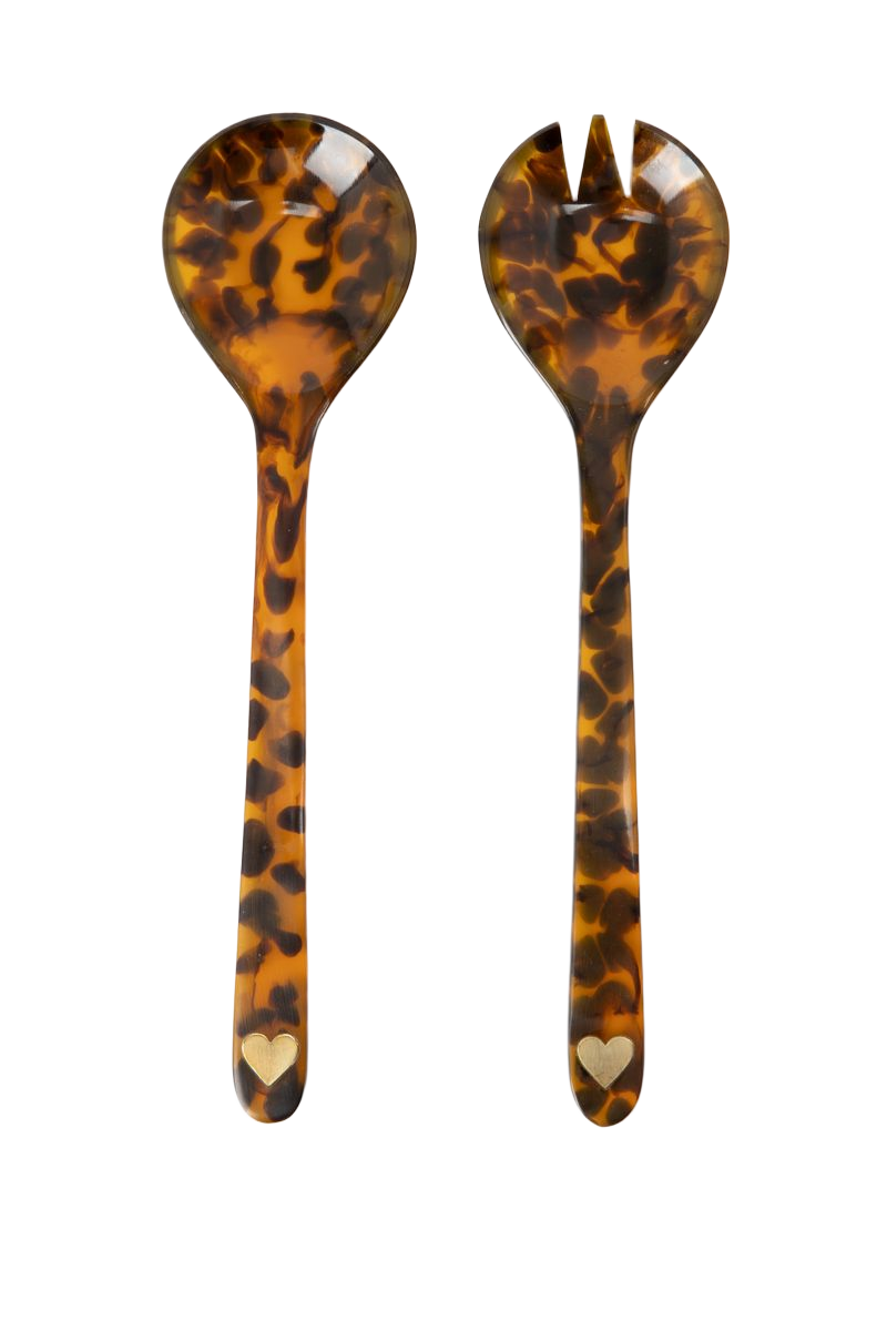 Sissy-Boy Donkerbruin slabestek met leopard print