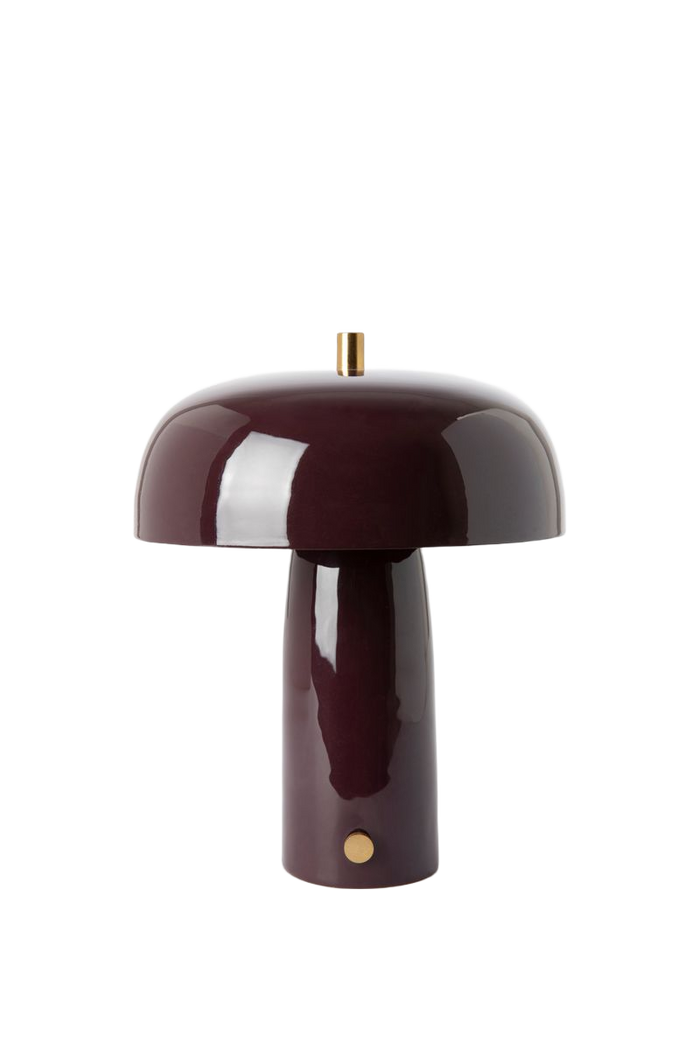 Sissy-Boy Donkerpaarse cupola tafellamp small