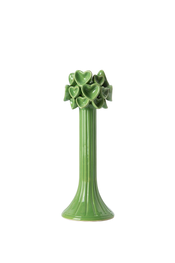 Sissy-Boy Lichtgroene kandelaar met hartjes