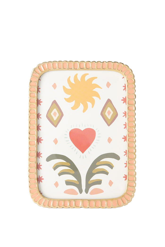 Sissy-Boy Roze scalloped enamel fotolijst