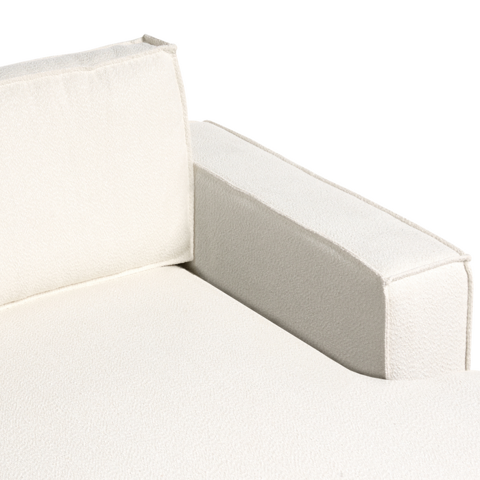 Beliani - KOLDING - Hoekbank - Lichtbeige - Linkszijdig - Bouclé