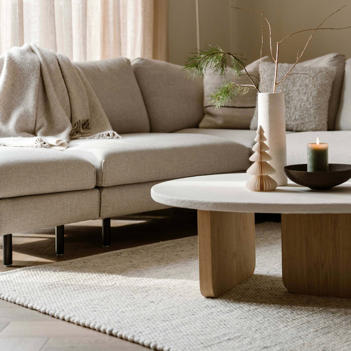 Mrcarpet Wollen vloerkleed Beige|gemeleerd Gotland 200x290cm