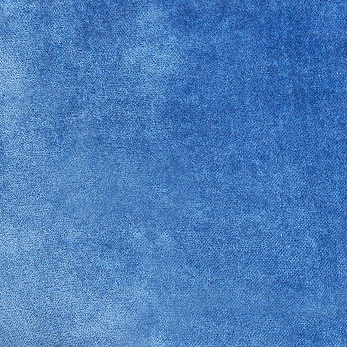 Beliani - YULLE - Poef - Blauw - Fluweel