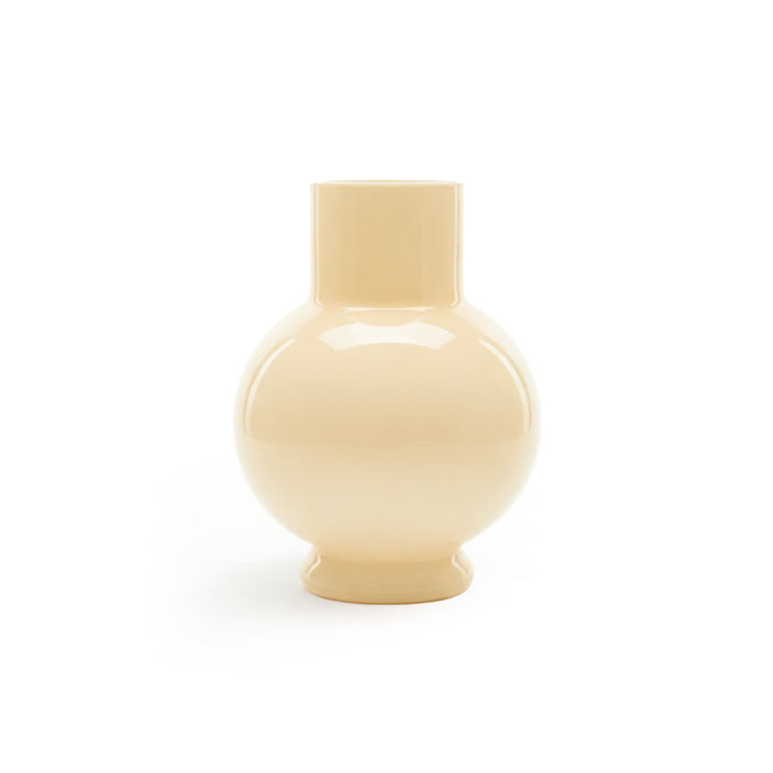 Vaas Deborah - Beige|Bruin - Glas - 17x22x17cm (BxHxD)