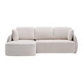 Kave Home Laira 3-zitsslaapbank met Chaise Longue Links - Beige