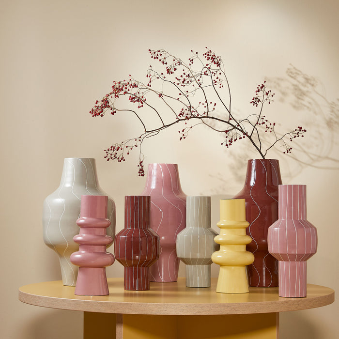 by fonQ Spire Vaas Ø 31 cm - Rose Tan