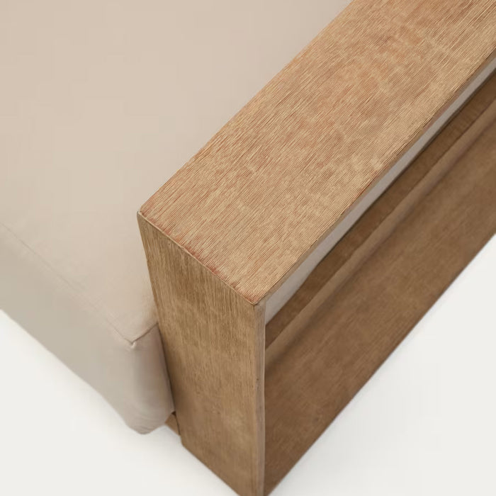 Kave Home Ambra 5-zitshoekbank - Acaciahout