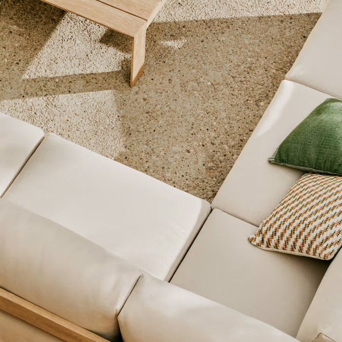 Kave Home Ambra 5-zitshoekbank - Acaciahout