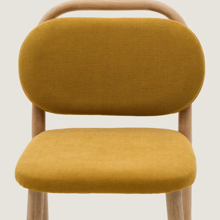 Kave Home Helda Barkruk - Mosterd