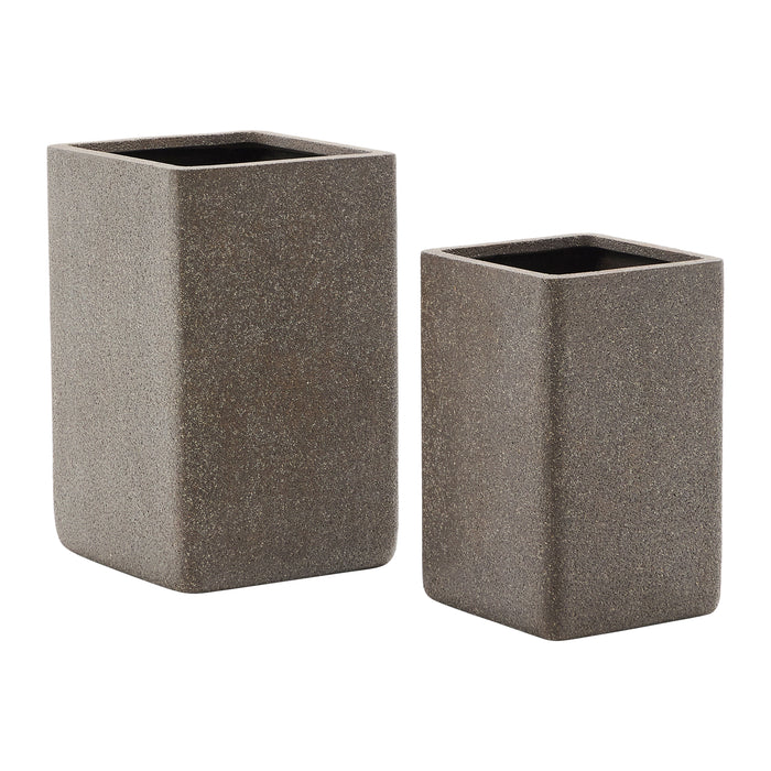 Kave Home Minoa Bloempotten - Set van 2