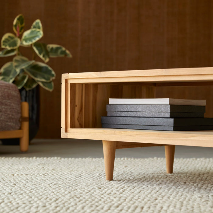 Tikamoon - Jonàk - Massief teakhouten salontafel