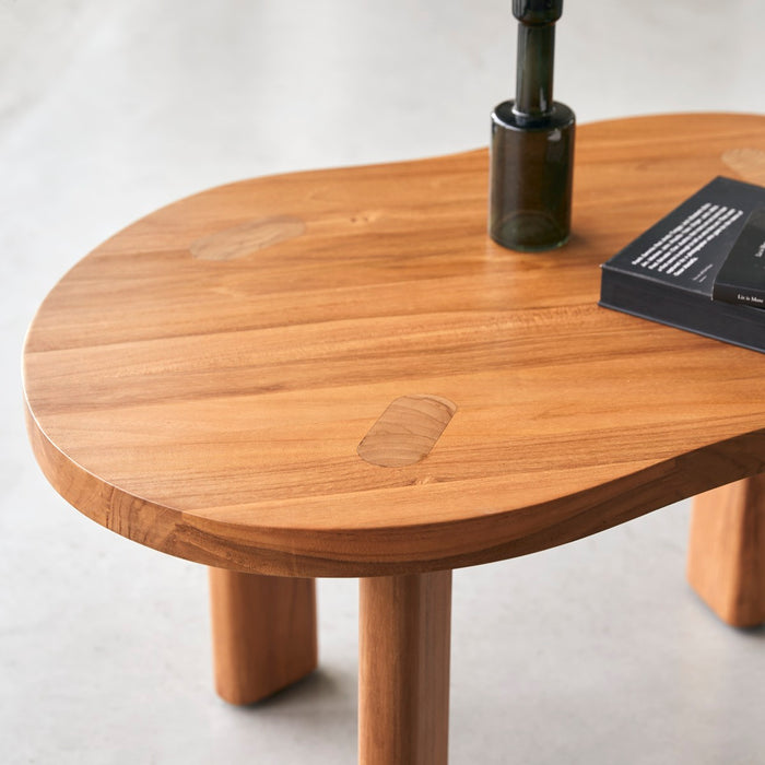 Tikamoon - Salontafel in teakhout 90x60 Lothaire