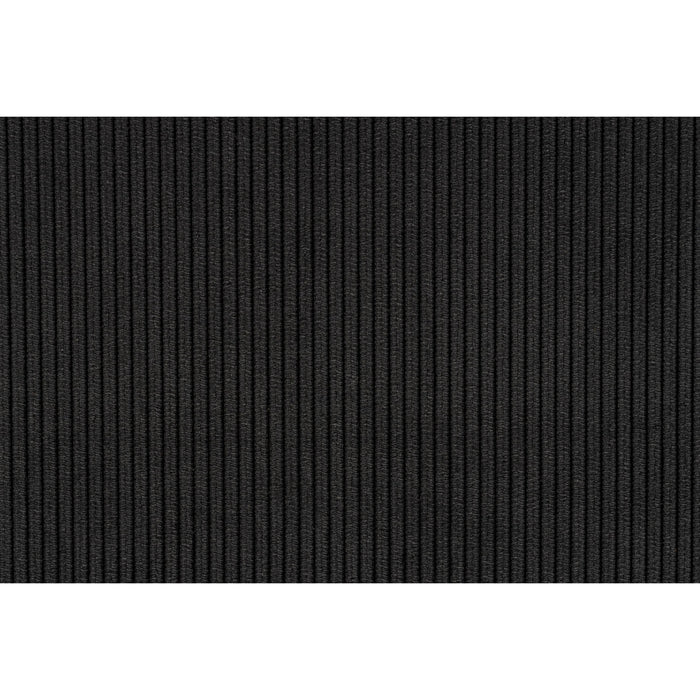 Zuiver Ridge Rib Kink Eetkamerstoelen  Zwart - Set van 2