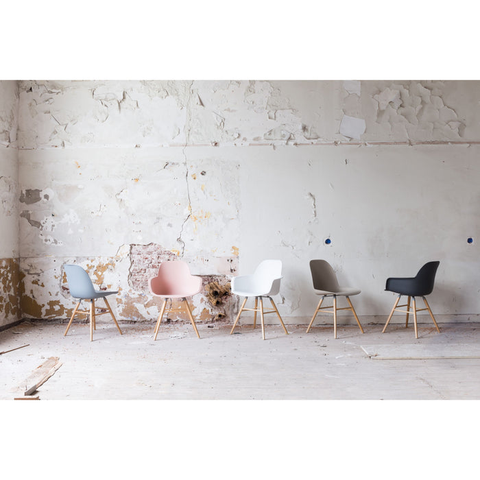 Zuiver Albert Kuip Eetkamerstoelen  Lichtgrijs - Set van 2