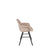 Zuiver Albert Kuip Soft Eetkamerstoelen armleuning Beige - Set van 2