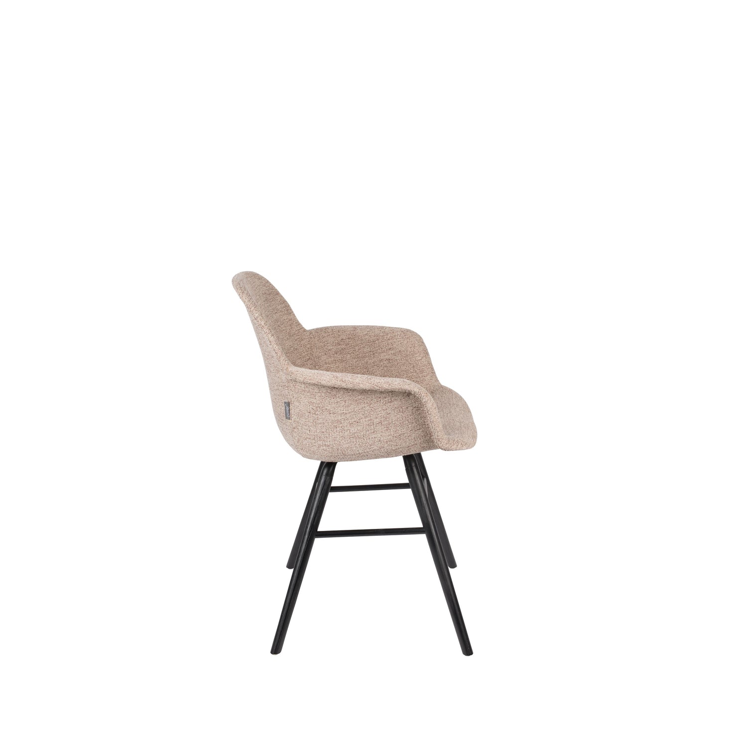 Zuiver Albert Kuip Soft Eetkamerstoelen armleuning Beige - Set van 2