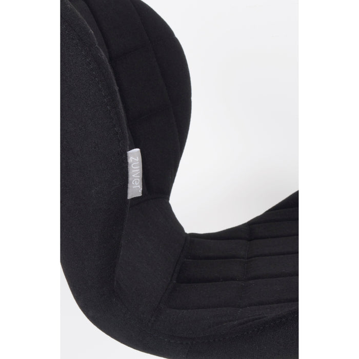 Zuiver OMG Eetkamerstoelen  Zwart - Set van 2