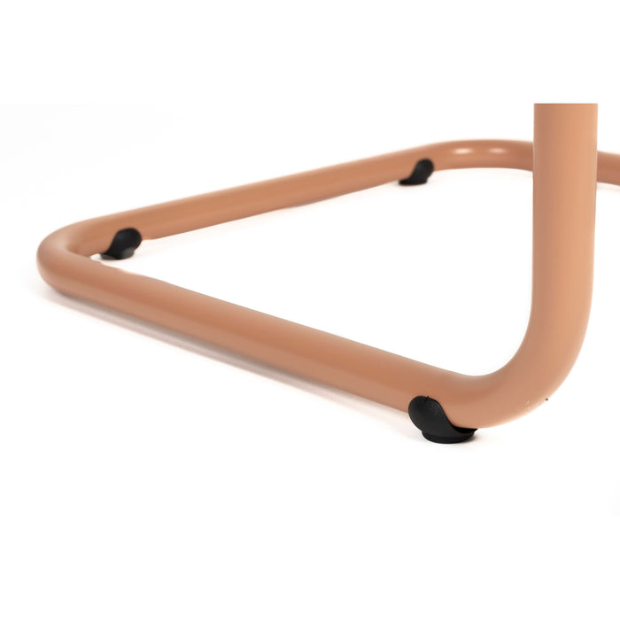 Zuiver Ridge Soft Eetkamerstoelen  Terracotta - Set van 2