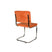 Zuiver Ridge Rib Eetkamerstoelen  Oranje - Set van 2